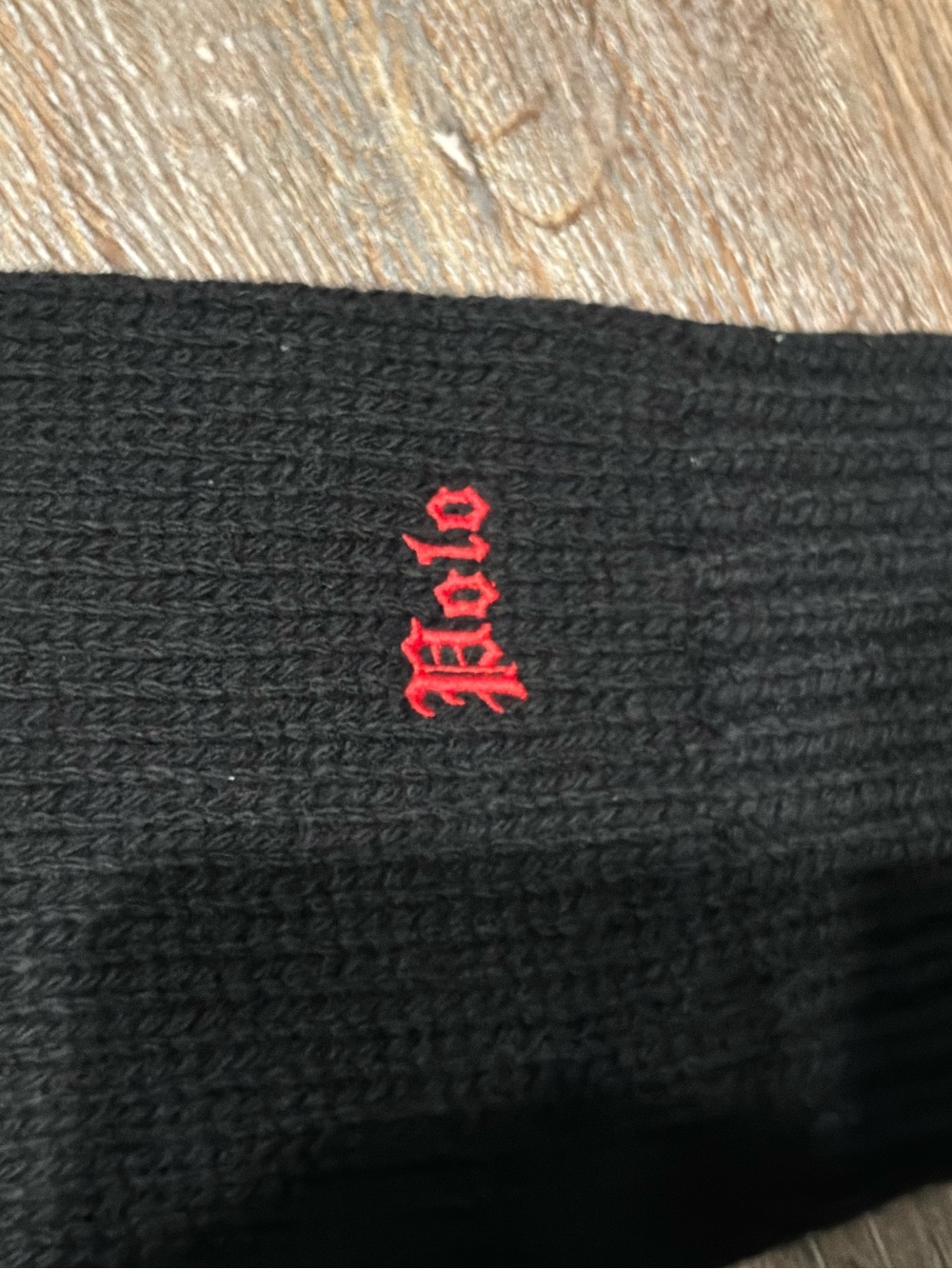 New Polo Ralph Lauren TIGER HEAD Wool-Blend Black Sweater Pullover Men's Sz M - Picture 4 of 13